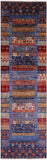Tribal Persian Gabbeh Hand Knotted Wool Runner Rug - 2' 9" X 10' 0" - Golden Nile