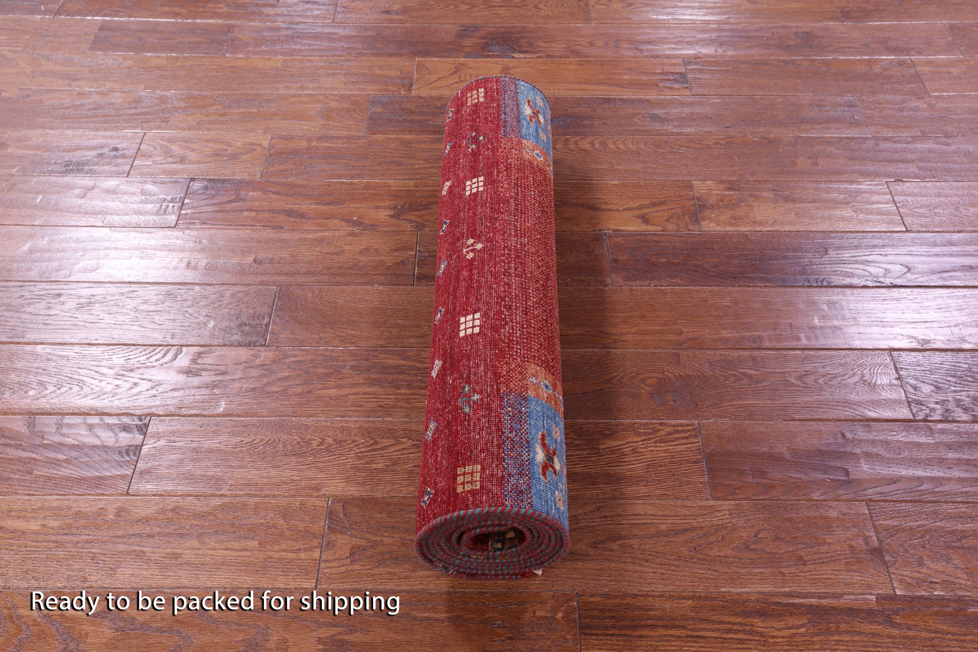 Tribal Persian Gabbeh Hand Knotted Wool Runner Rug - 2' 9" X 9' 7" - Golden Nile