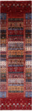 Tribal Persian Gabbeh Hand Knotted Wool Runner Rug - 2' 9" X 9' 7" - Golden Nile