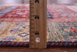 Tribal Persian Gabbeh Hand Knotted Wool Runner Rug - 2' 9" X 9' 8" - Golden Nile