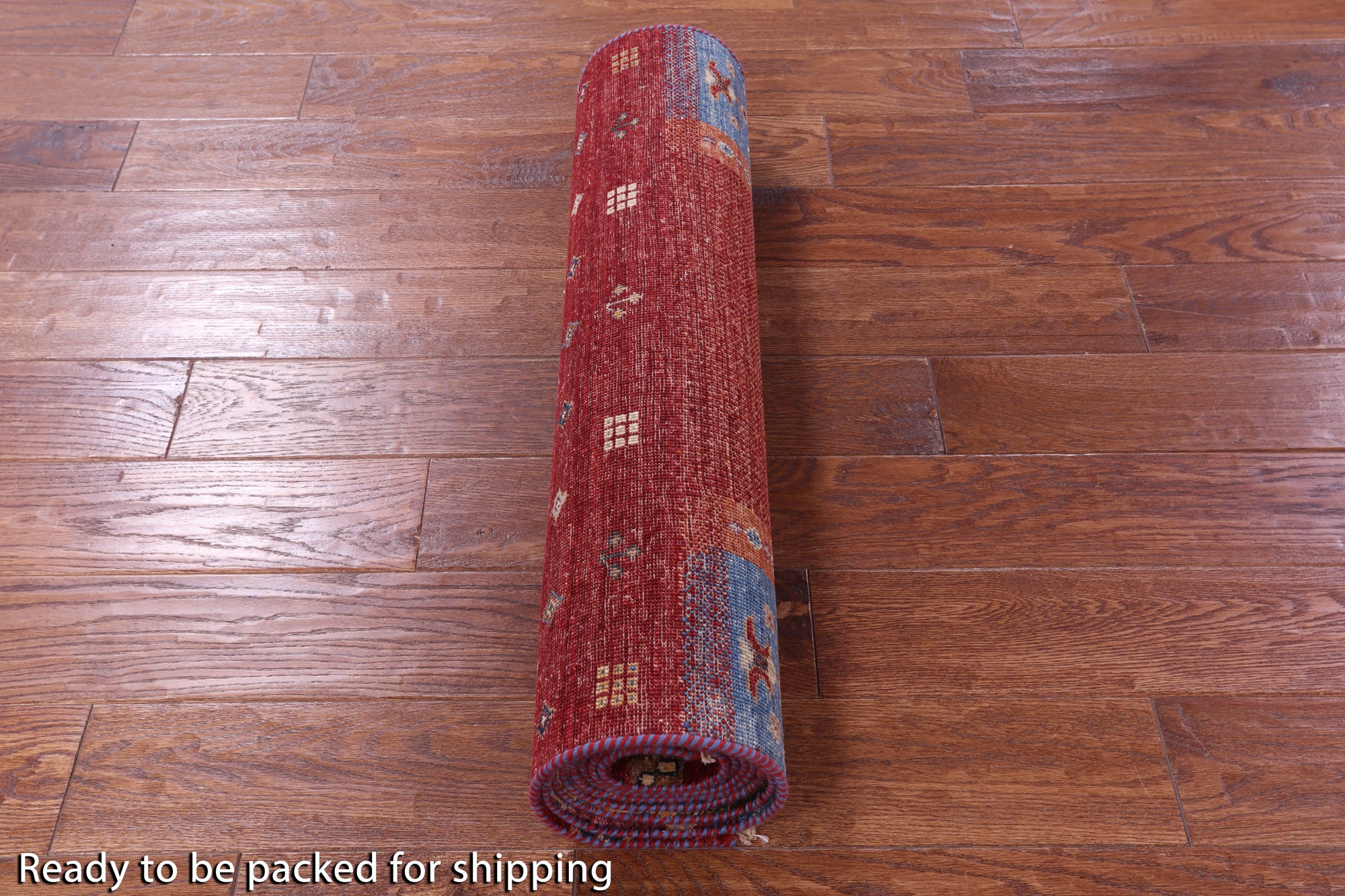 Tribal Persian Gabbeh Hand Knotted Wool Runner Rug - 2' 9" X 9' 8" - Golden Nile