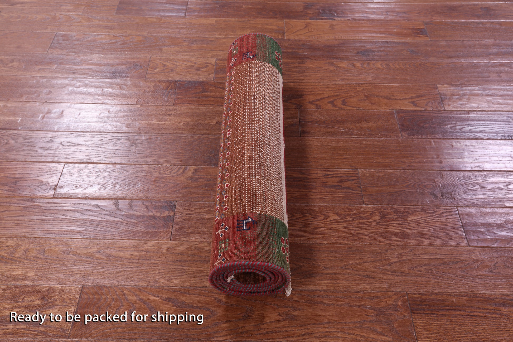Tribal Persian Gabbeh Hand Knotted Wool Runner Rug - 2' 8" X 8' 2" - Golden Nile