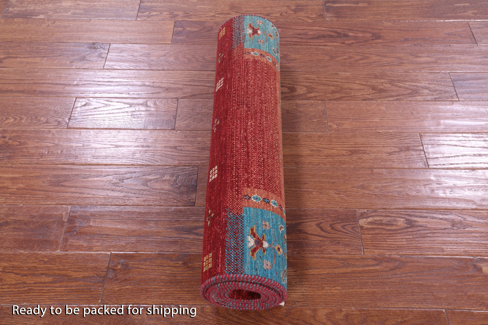 Tribal Persian Gabbeh Hand Knotted Wool Runner Rug - 2' 9" X 9' 11" - Golden Nile