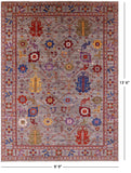 Persian Fine Serapi Handmade Wool Rug - 9' 9" X 13' 6" - Golden Nile