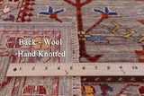 Persian Fine Serapi Handmade Wool Rug - 9' 9" X 13' 6" - Golden Nile