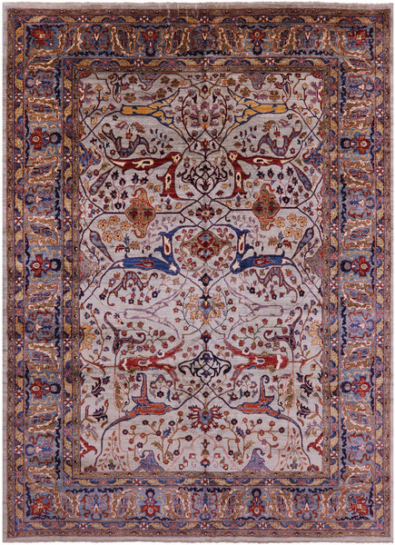 Persian Fine Serapi Hand Knotted Wool Rug - 9' 10" X 13' 9" - Golden Nile
