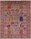 Persian Fine Serapi Hand Knotted Wool Rug - 8' 1" X 9' 9" - Golden Nile