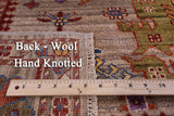 Persian Fine Serapi Hand Knotted Wool Rug - 8' 1" X 9' 9" - Golden Nile