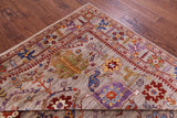 Persian Fine Serapi Hand Knotted Wool Rug - 8' 1" X 9' 9" - Golden Nile