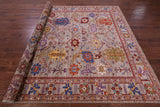 Persian Fine Serapi Hand Knotted Wool Rug - 8' 1" X 9' 9" - Golden Nile