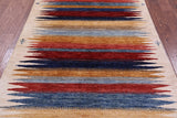 Tribal Persian Gabbeh Hand Knotted Wool Rug - 4' 9" X 6' 7" - Golden Nile