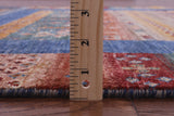 Tribal Persian Gabbeh Hand Knotted Wool Rug - 5' 1" X 6' 8" - Golden Nile