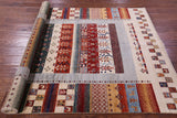 Tribal Persian Gabbeh Hand Knotted Wool Rug - 4' 9" X 6' 9" - Golden Nile