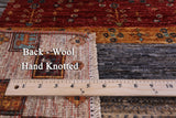 Tribal Persian Gabbeh Hand Knotted Wool Rug - 5' 2" X 6' 11" - Golden Nile