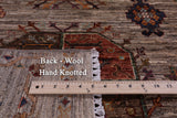 Turkmen Ersari Hand Knotted Wool Runner Rug - 2' 8" X 8' 7" - Golden Nile