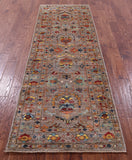Peshawar Handmade Wool Runner Rug - 2' 9" X 8' 3" - Golden Nile