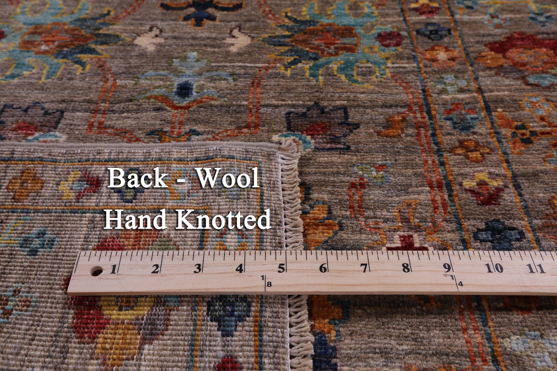 Peshawar Handmade Wool Runner Rug - 2' 9" X 8' 3" - Golden Nile