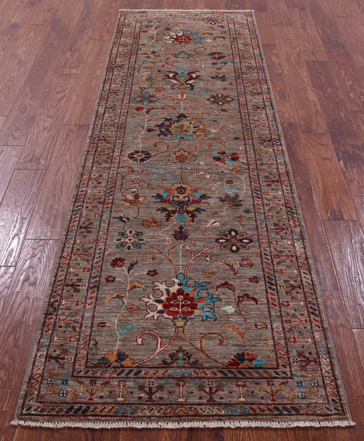 Peshawar Handmade Wool Runner Rug - 2' 9" X 8' 5" - Golden Nile