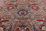 Persian Sickle Leaf Hand Knotted Wool Rug - 8' 11" X 12' 0" - Golden Nile