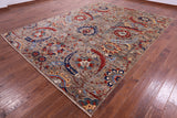 Persian Sickle Leaf Hand Knotted Wool Rug - 8' 11" X 12' 0" - Golden Nile