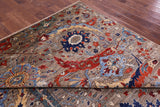 Persian Sickle Leaf Hand Knotted Wool Rug - 8' 11" X 12' 0" - Golden Nile