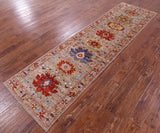 Persian Fine Serapi Hand Knotted Wool Runner Rug - 2' 8" X 9' 10" - Golden Nile