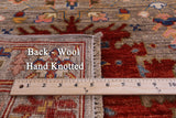 Persian Fine Serapi Hand Knotted Wool Runner Rug - 2' 8" X 9' 10" - Golden Nile