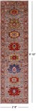 Persian Fine Serapi Hand Knotted Wool Runner Rug - 2' 8" X 9' 10" - Golden Nile