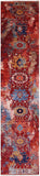 Modern Fine Serapi Hand Knotted Wool Runner Rug - 2' 6" X 11' 7" - Golden Nile