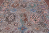 Persian Fine Serapi Hand Knotted Wool Rug - 7' 9" X 10' 3" - Golden Nile