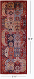 Red Persian Fine Serapi Hand Knotted Wool Runner Rug - 3' 11" X 10' 6" - Golden Nile