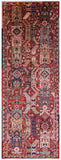 Red Persian Fine Serapi Handmade Wool Runner Rug - 4' 2" X 11' 8" - Golden Nile