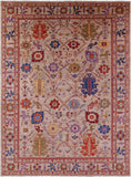 Persian Fine Serapi Hand Knotted Wool Rug - 8' 9" X 12' 2" - Golden Nile
