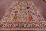Persian Fine Serapi Hand Knotted Wool Rug - 8' 9" X 12' 2" - Golden Nile
