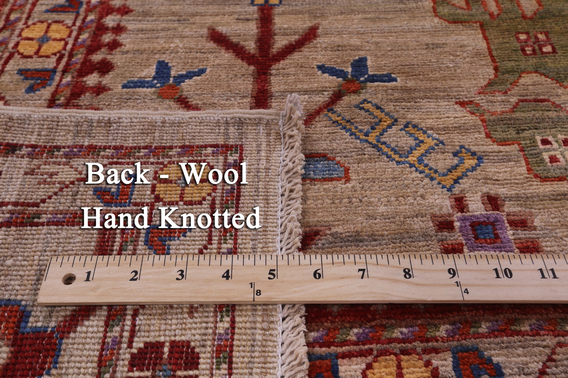 Persian Fine Serapi Hand Knotted Wool Rug - 8' 9" X 12' 2" - Golden Nile