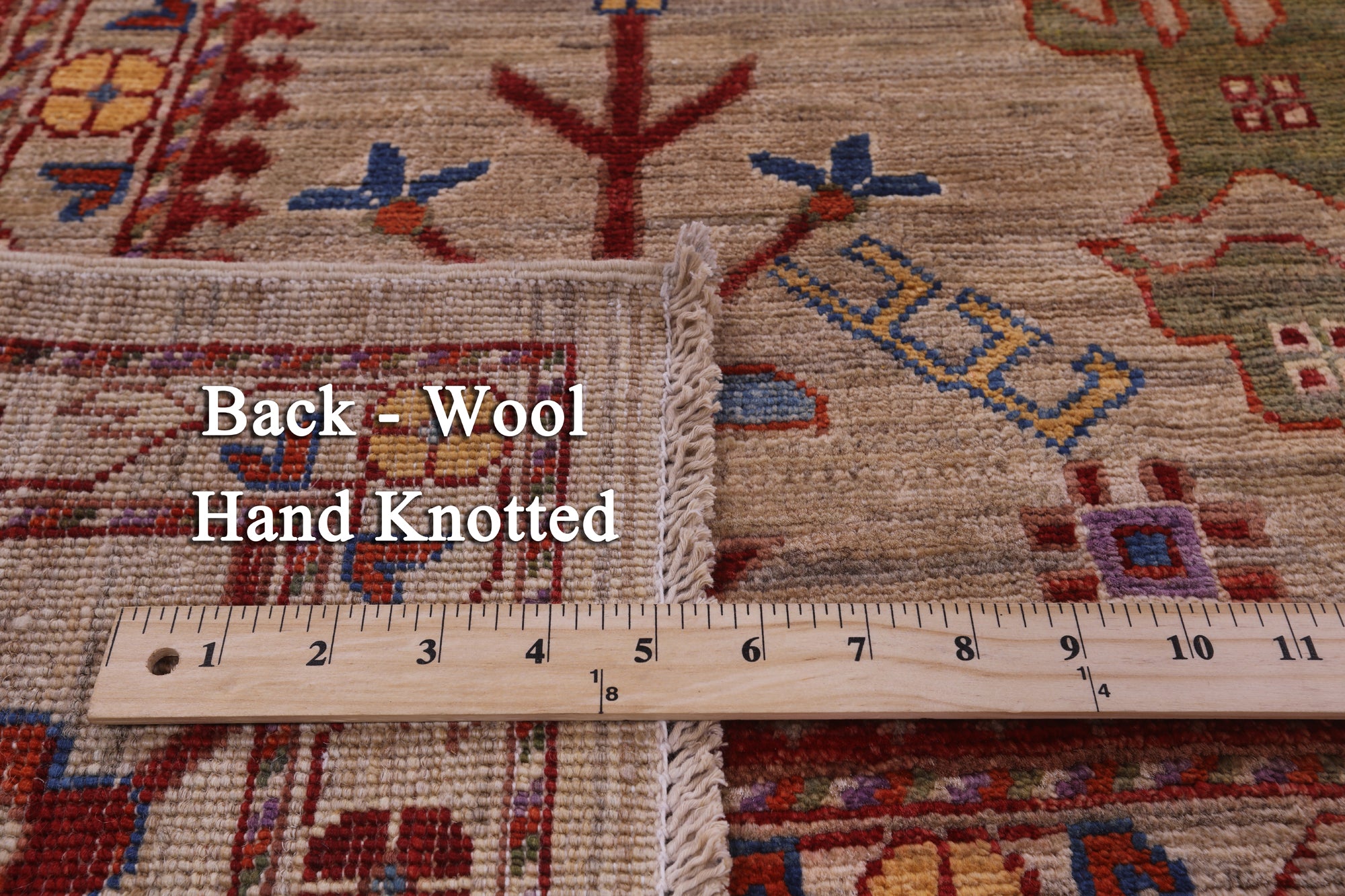 Persian Fine Serapi Hand Knotted Wool Rug - 8' 9" X 12' 2" - Golden Nile