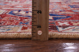 Red Persian Fine Serapi Hand Knotted Wool Runner Rug - 2' 11" X 11' 9" - Golden Nile