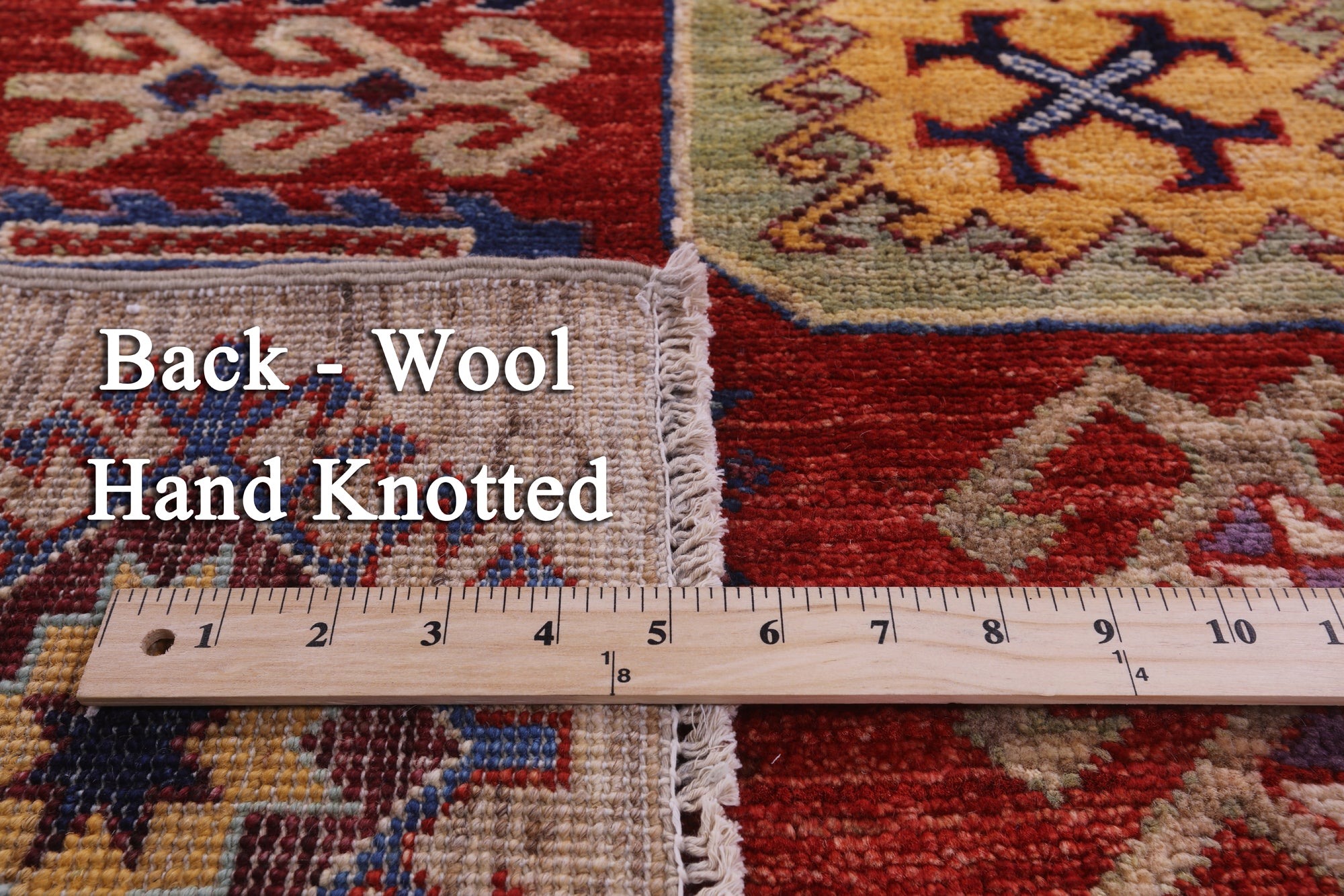 Turkmen Ersari Handmade Wool Runner Rug - 4' 0" X 10' 2" - Golden Nile