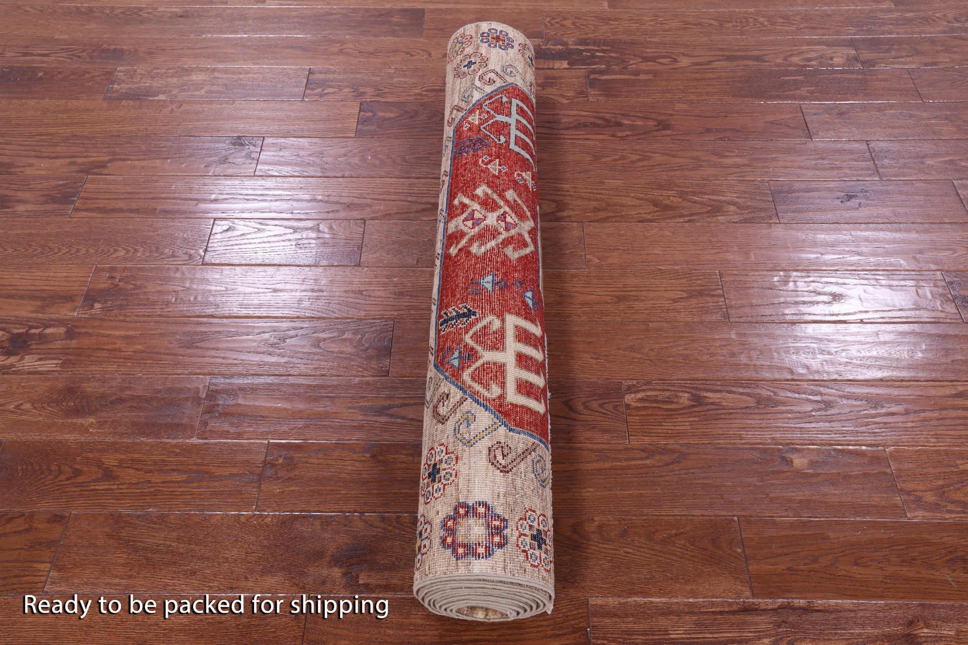 Turkmen Ersari Handmade Wool Runner Rug - 4' 0" X 10' 2" - Golden Nile