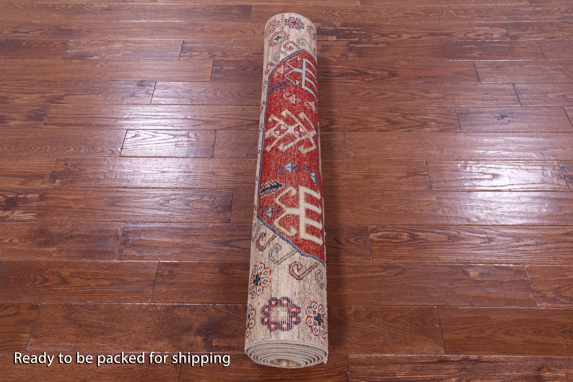Turkmen Ersari Handmade Wool Runner Rug - 4' 0" X 10' 2" - Golden Nile