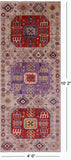Turkmen Ersari Handmade Wool Runner Rug - 4' 0" X 10' 2" - Golden Nile