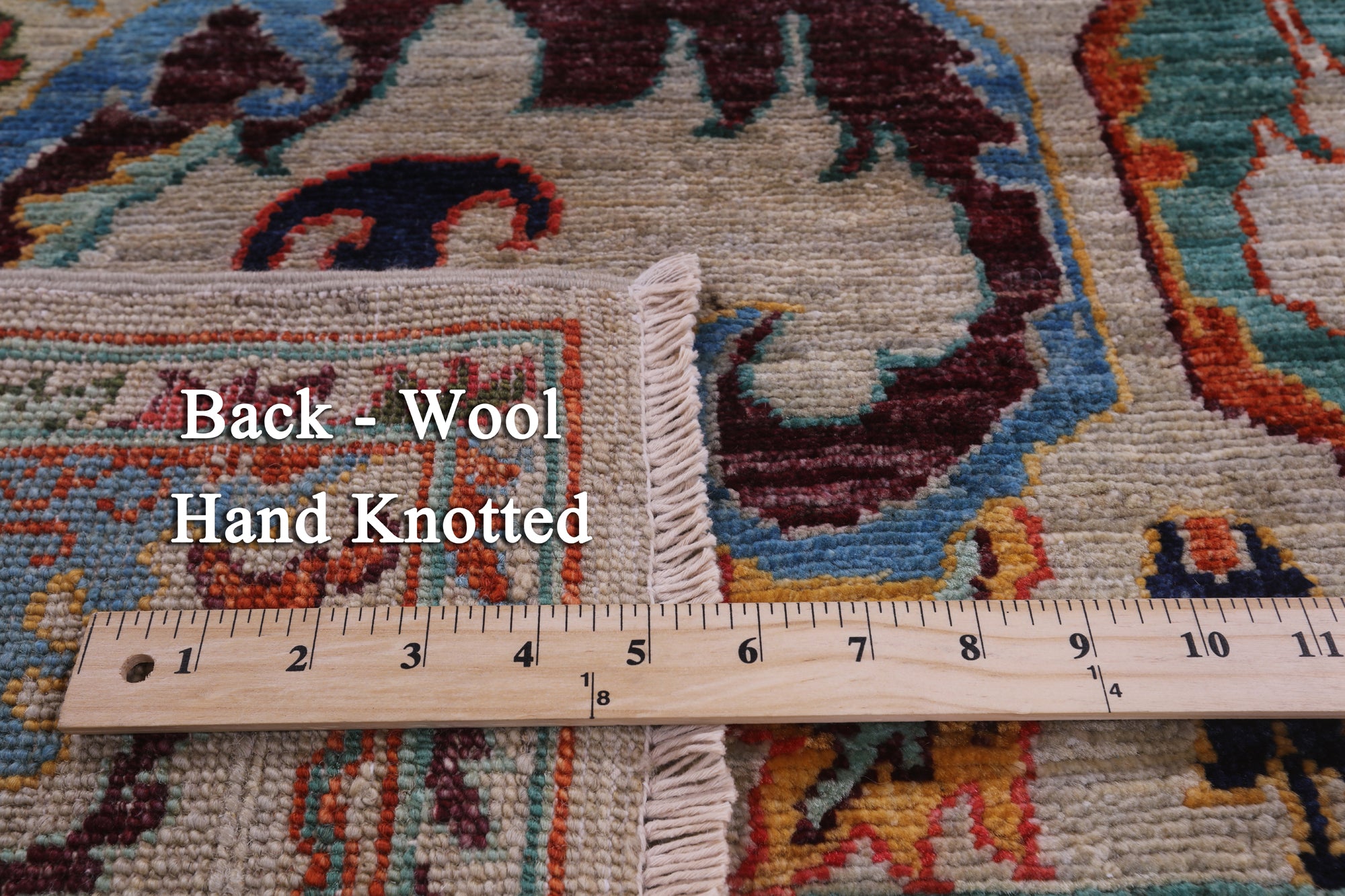 Persian Fine Serapi Hand Knotted Wool Rug - 4' 1" X 7' 9" - Golden Nile