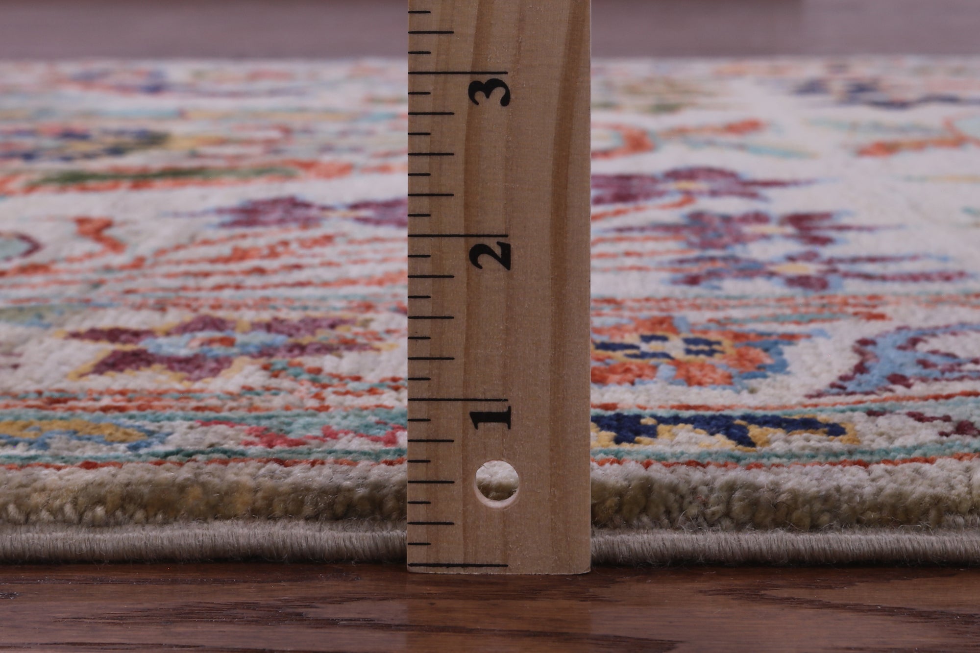 Persian Fine Serapi Hand Knotted Wool Rug - 4' 1" X 7' 9" - Golden Nile