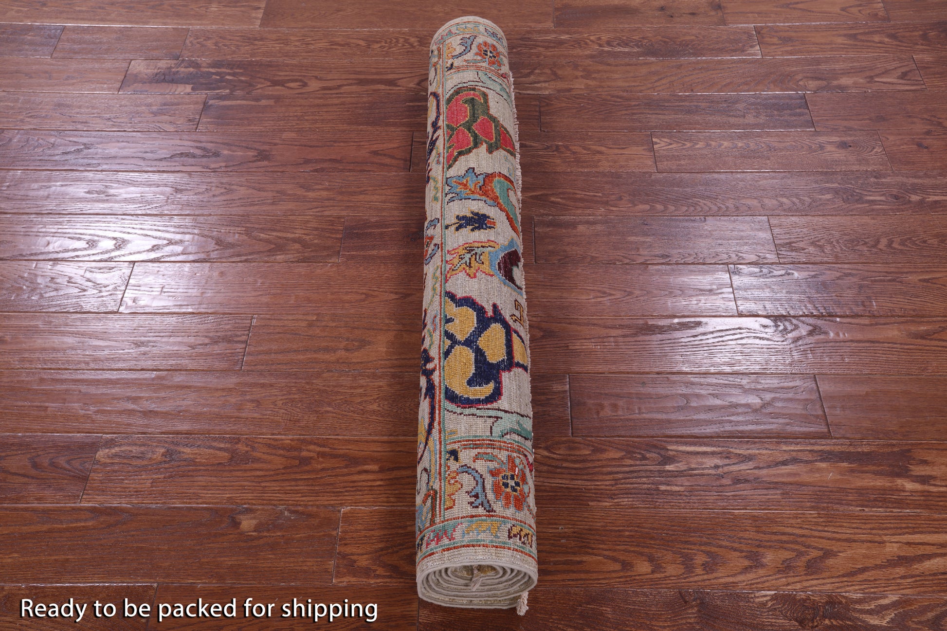 Persian Fine Serapi Hand Knotted Wool Rug - 4' 1" X 7' 9" - Golden Nile