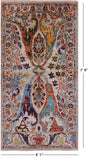 Persian Fine Serapi Hand Knotted Wool Rug - 4' 1" X 7' 9" - Golden Nile