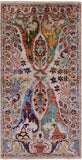 Persian Fine Serapi Hand Knotted Wool Rug - 4' 1" X 7' 9" - Golden Nile