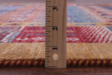 Tribal Persian Gabbeh Hand Knotted Wool Rug - 5' 8" X 8' 0" - Golden Nile