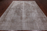 SUPER SALE Persian Vintage White Wash Handmade Area Rug - 9' 3" X 12' 3"