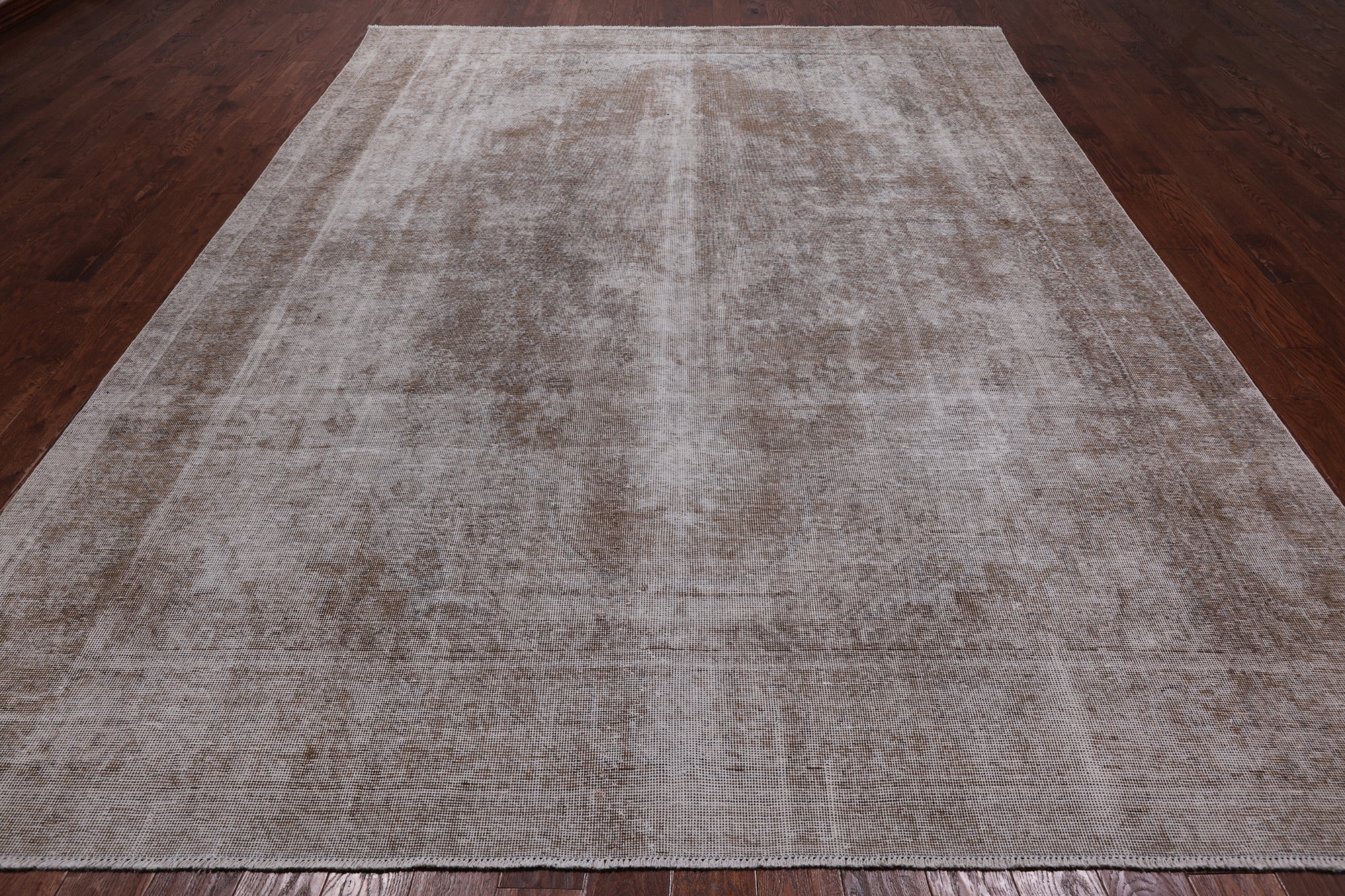 SUPER SALE Persian Vintage White Wash Handmade Area Rug - 9' 3" X 12' 3"