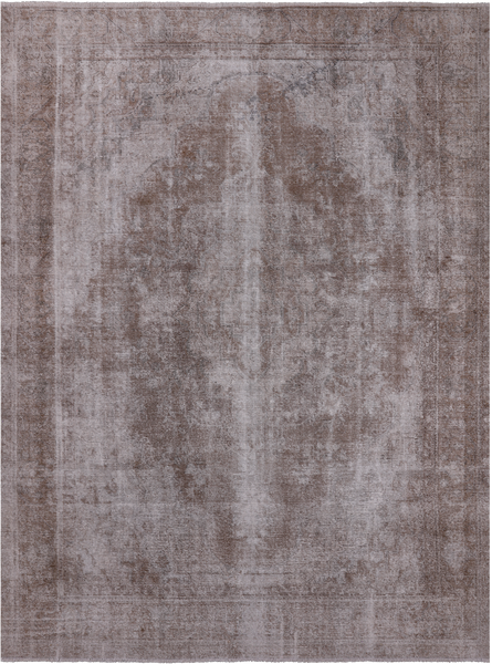 SUPER SALE Persian Vintage White Wash Handmade Area Rug - 9' 3" X 12' 3"